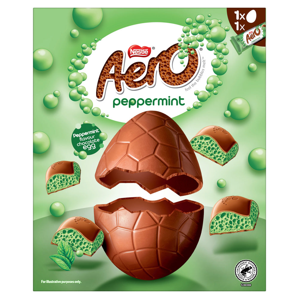 4 X Aero Peppermint Large Egg - 186Gm