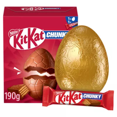 4 X Kit Kat Chunky Large Egg - 190Gm
