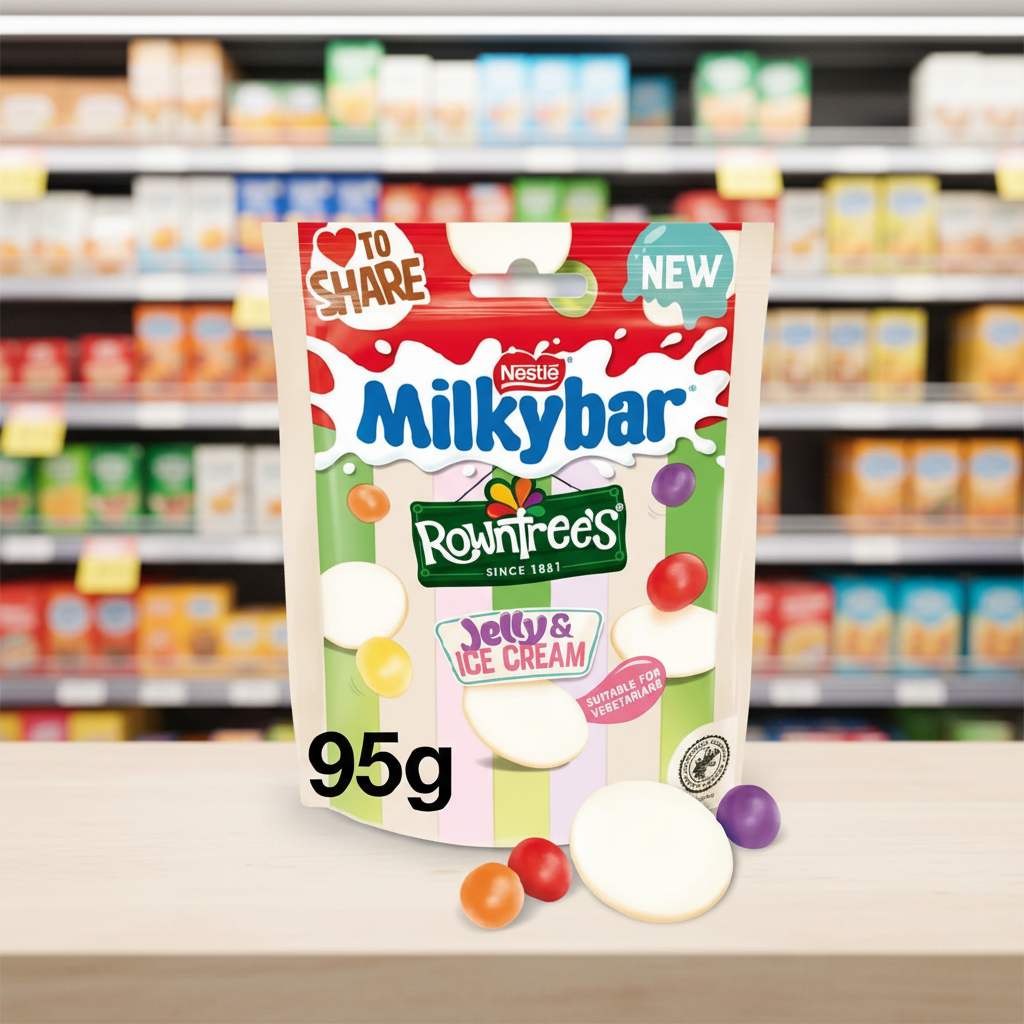 9 x Milkybar Buttons Jelly Pouch - 95GM