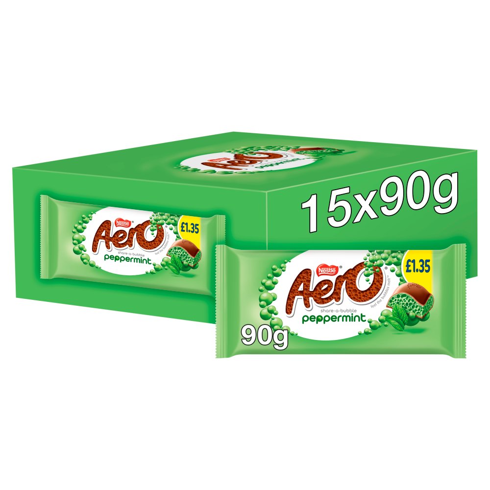 15 x Aero Peppermint Block - 90GM