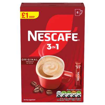 11 x Nescafe 3 In 1 Original - 6X16G