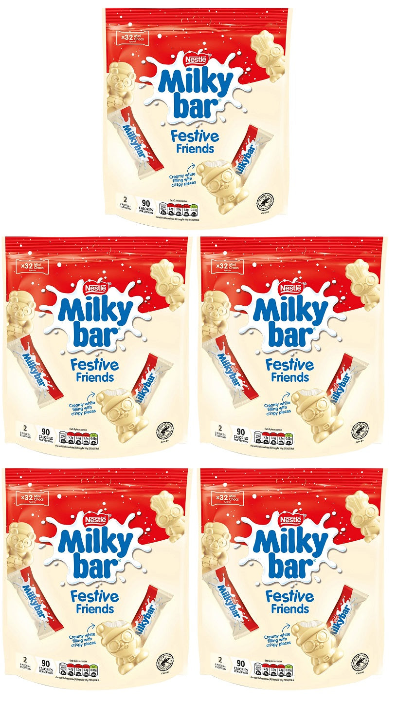 5 X Milkybar Festive Friend Pouch - 262Gm