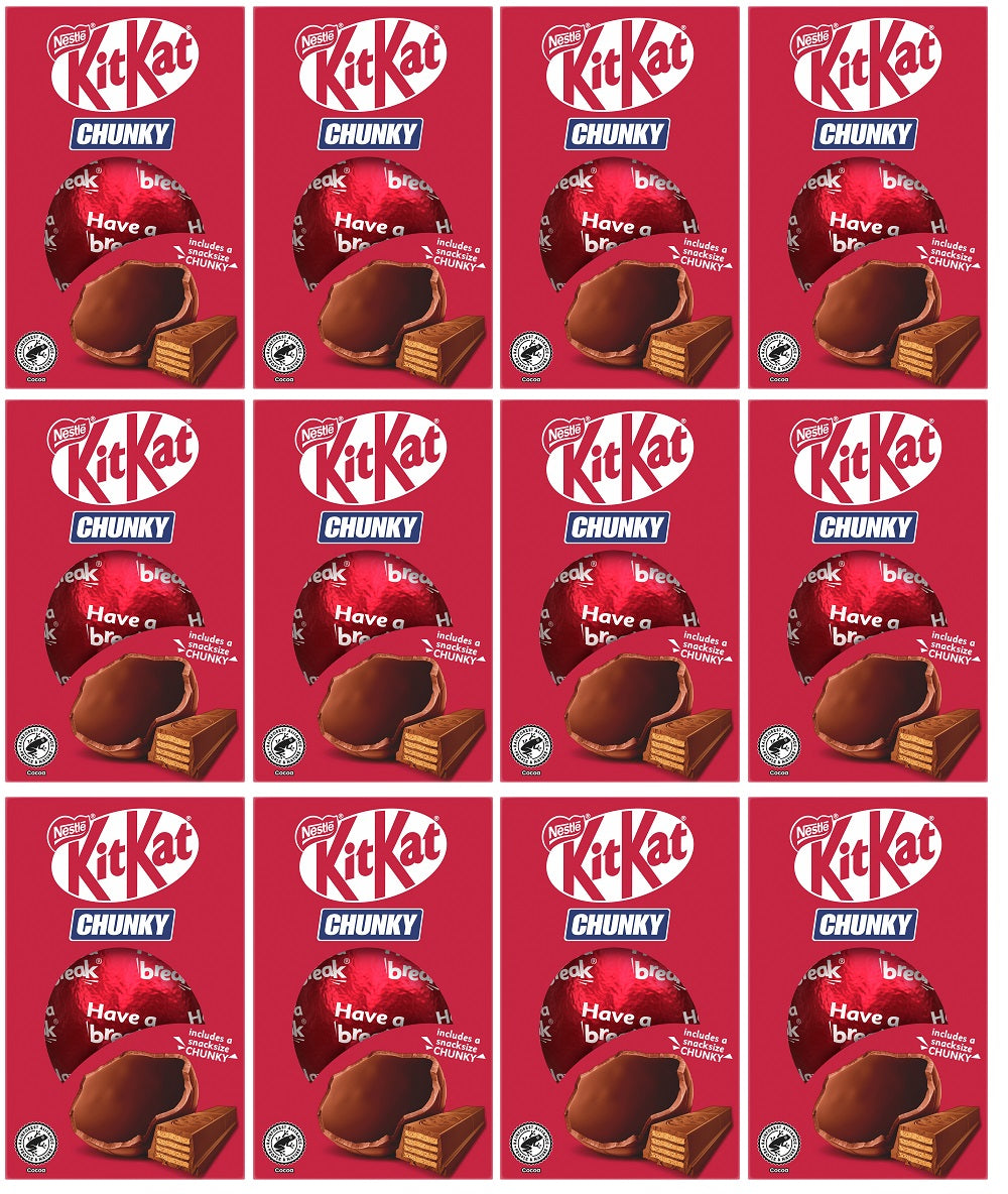 12 X Kit Kat Chunky Small Egg - 110Gm