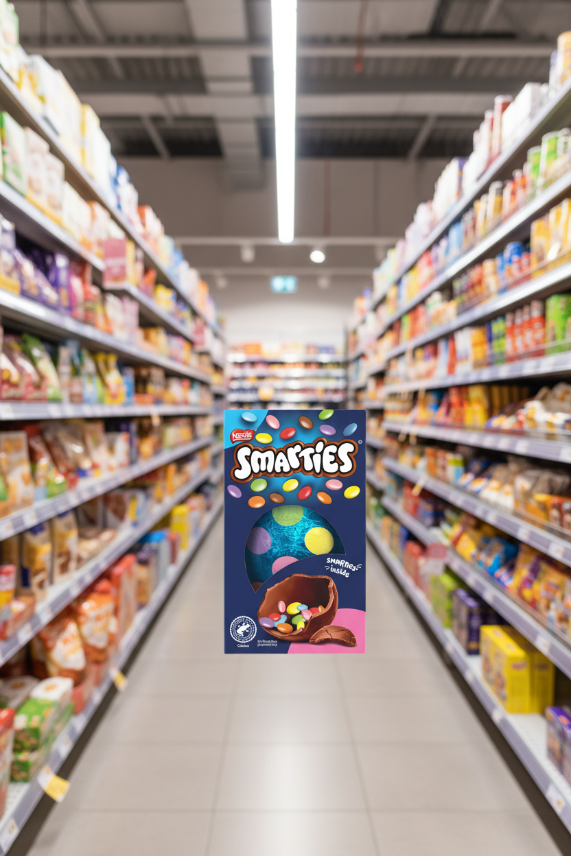 12 X Smarties Small Easter Egg - 100Gm