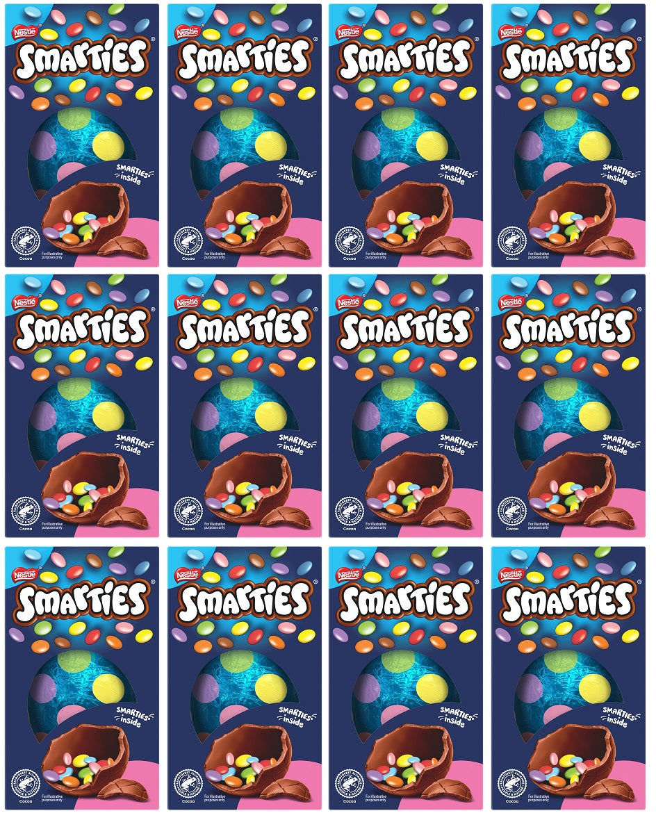 12 X Smarties Small Easter Egg - 100Gm