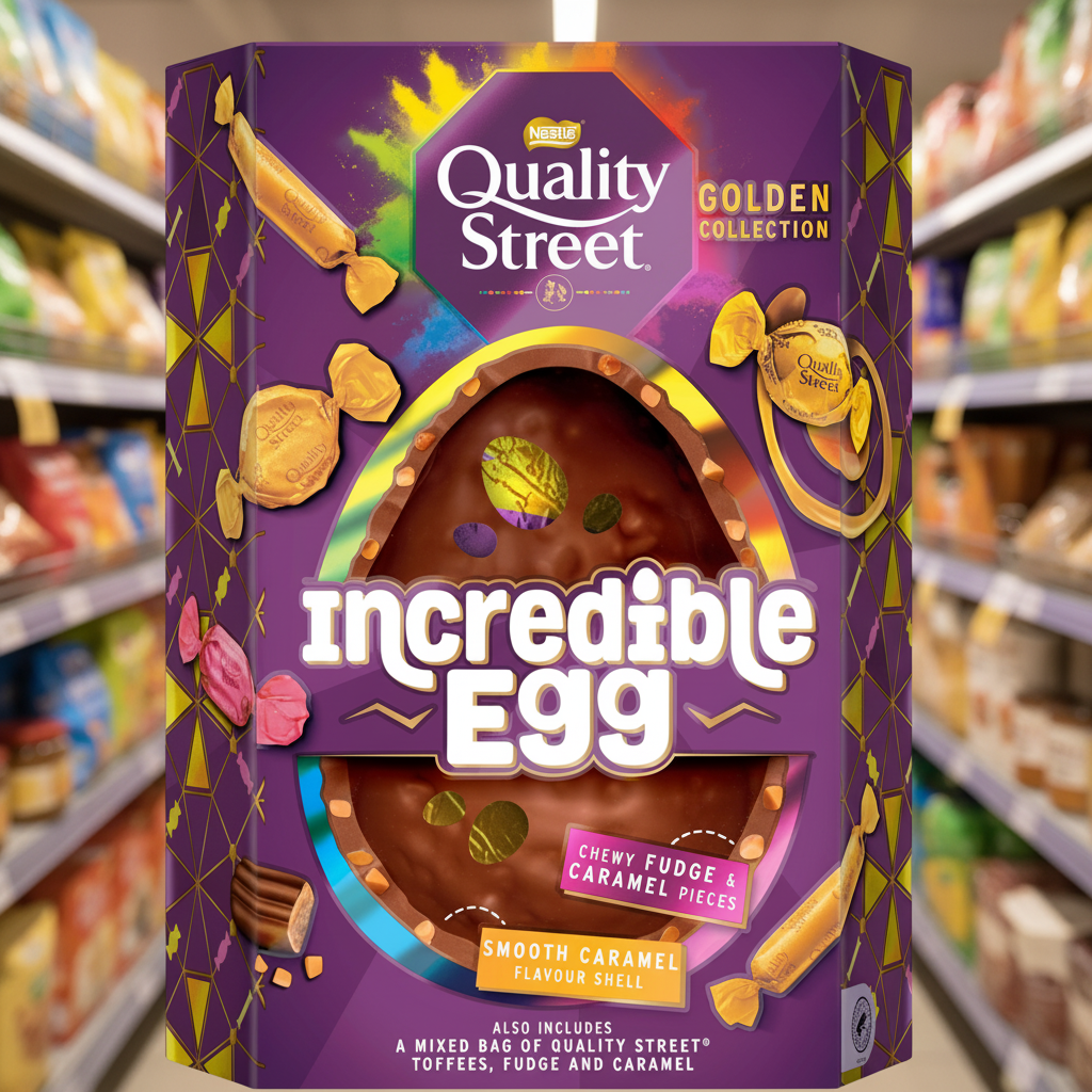 4 X Quality Street Inclusion Egg - 379Gm