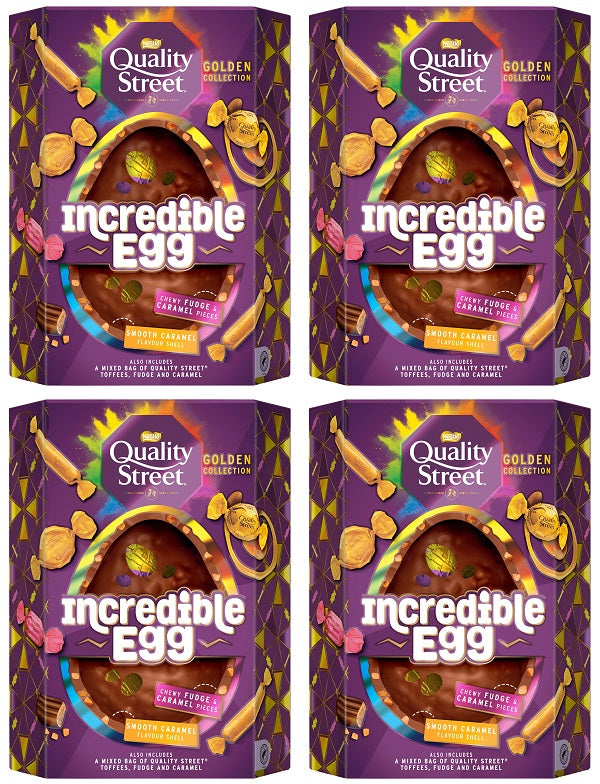4 X Quality Street Inclusion Egg - 379Gm
