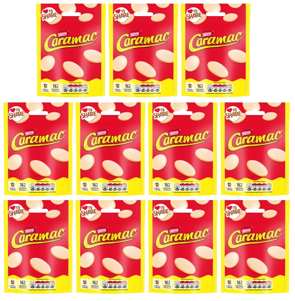 11 x Caramac Giant Buttons Caramel Share Bag 86g