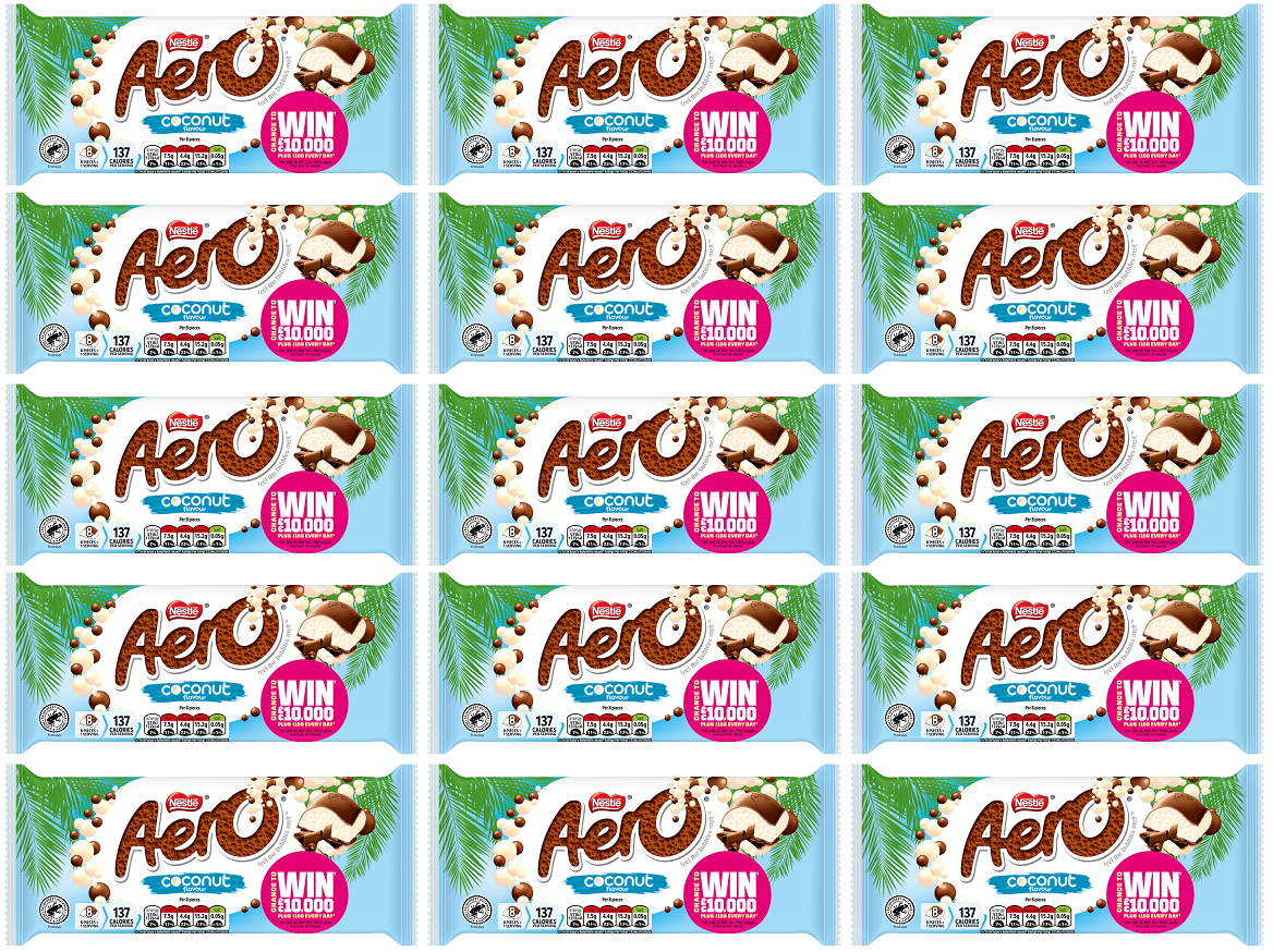 15 x Aero Milk Coconut Block - 90GM