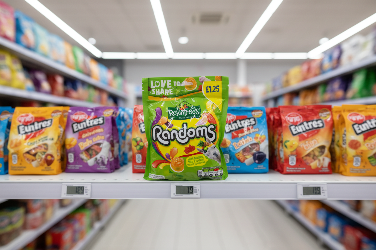 10 x Rowntrees Randoms Pouch - 120Gm