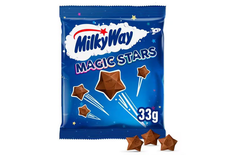 36 x Milky Way Magic Stars Chocolate Bag  - 33G