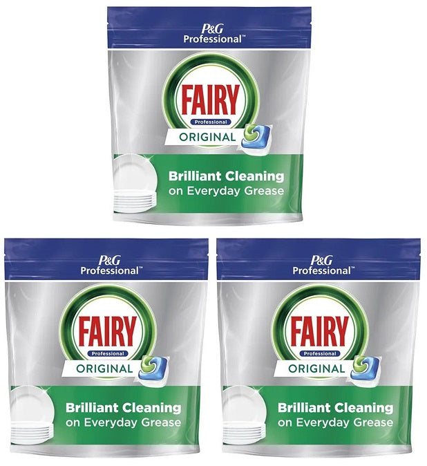 3 x Fairy Professional Dishwasher Capsules Original 90Pk