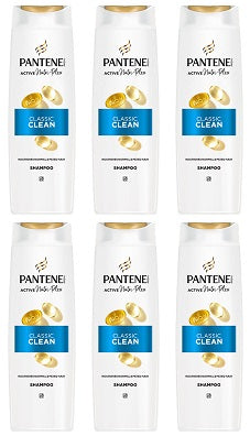 6 x Pantene Shampoo Classic - 325ML