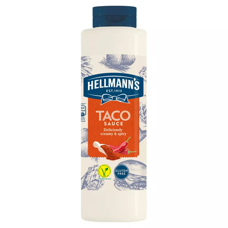 6 x Hellmann's Taco Sauce 876G