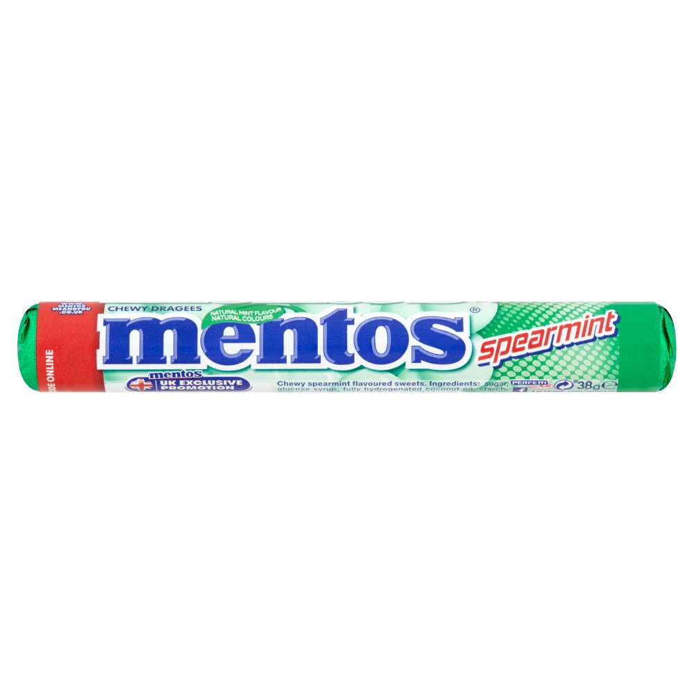 40 x Mentos Spearmint Chewy 37.5G