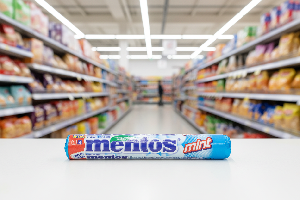 40 x Mentos Mint Chewy Dragees 38G