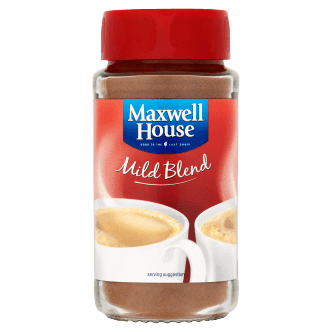 12 x Maxwell House Coffee Powder Mild - 100Gm