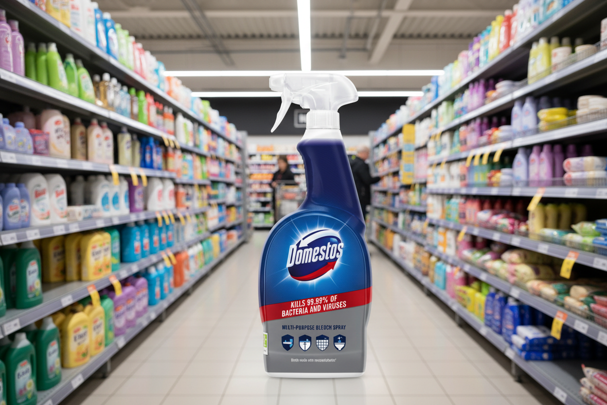 6 x Domestos Spray Bleach - 700Ml