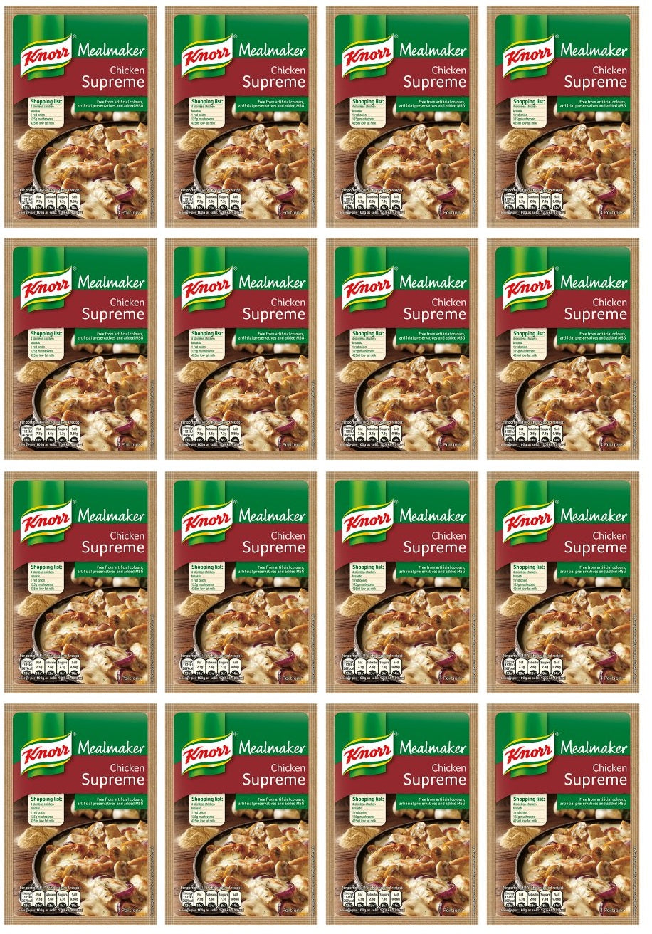 16 x Knorr Mealmaker Chicken Supreme 40G