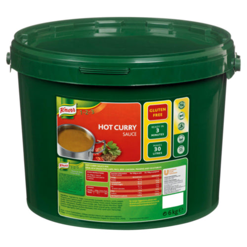 Knorr Gluten Free Hot Curry Sauce Mix 30L