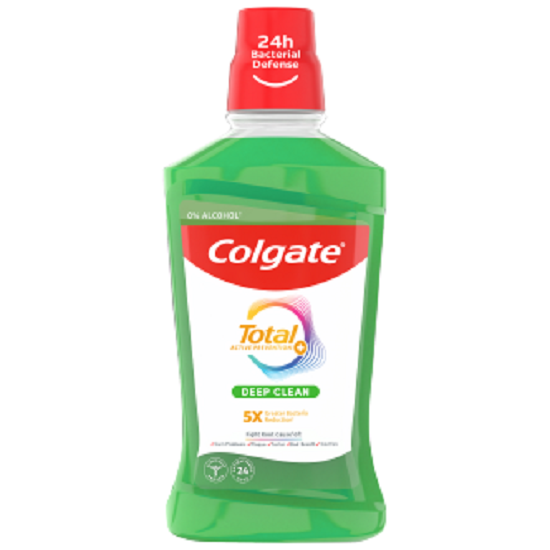 6 X Colgate Total Mouthwash Spearmint - 500Ml