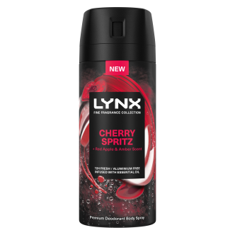 6 x Lynx Body Spray Cherry - 150ML