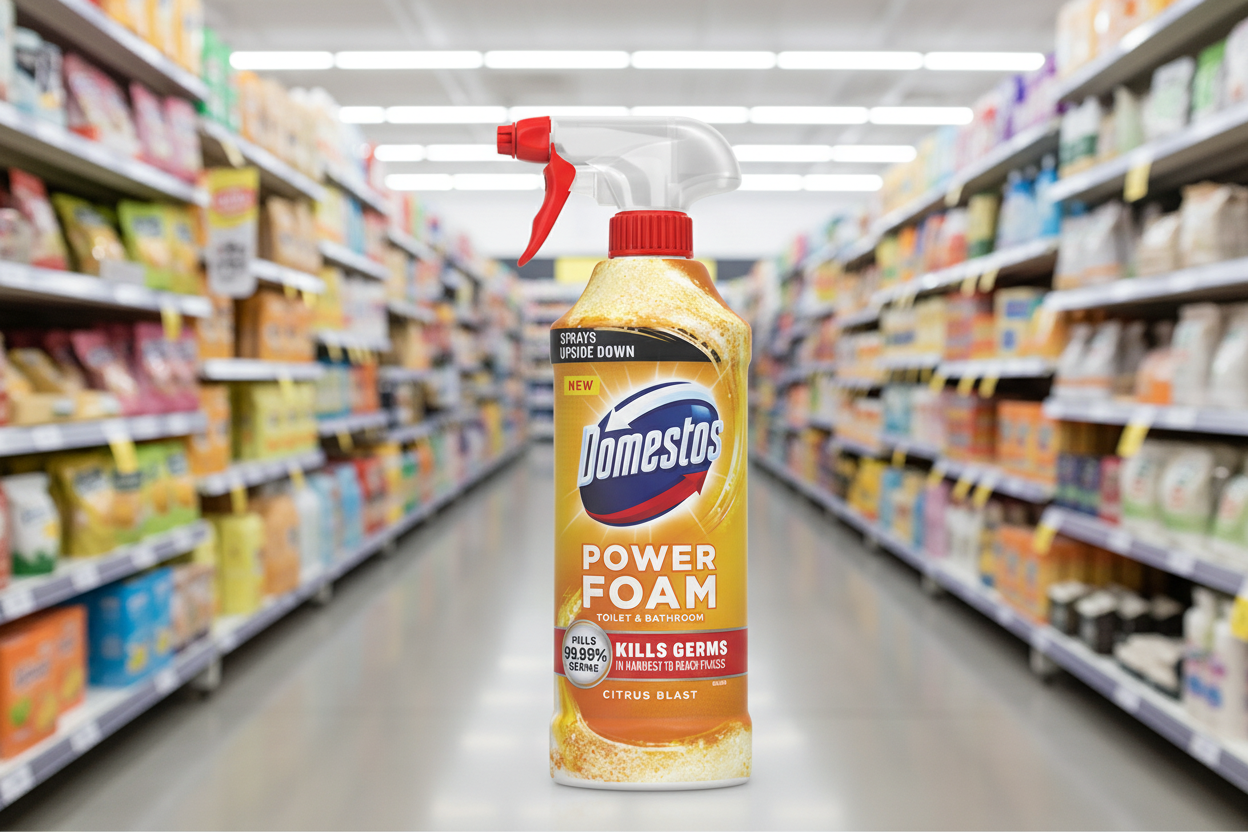 6 x Domestos Power Foam Citrus Blast - 450Ml