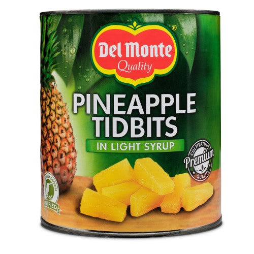 6 x Del Monte Pineapple Pieces 3Kg