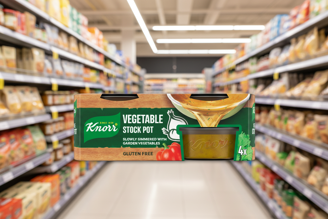 8 x Knorr Stock Pots Gel Vegetable 4'S