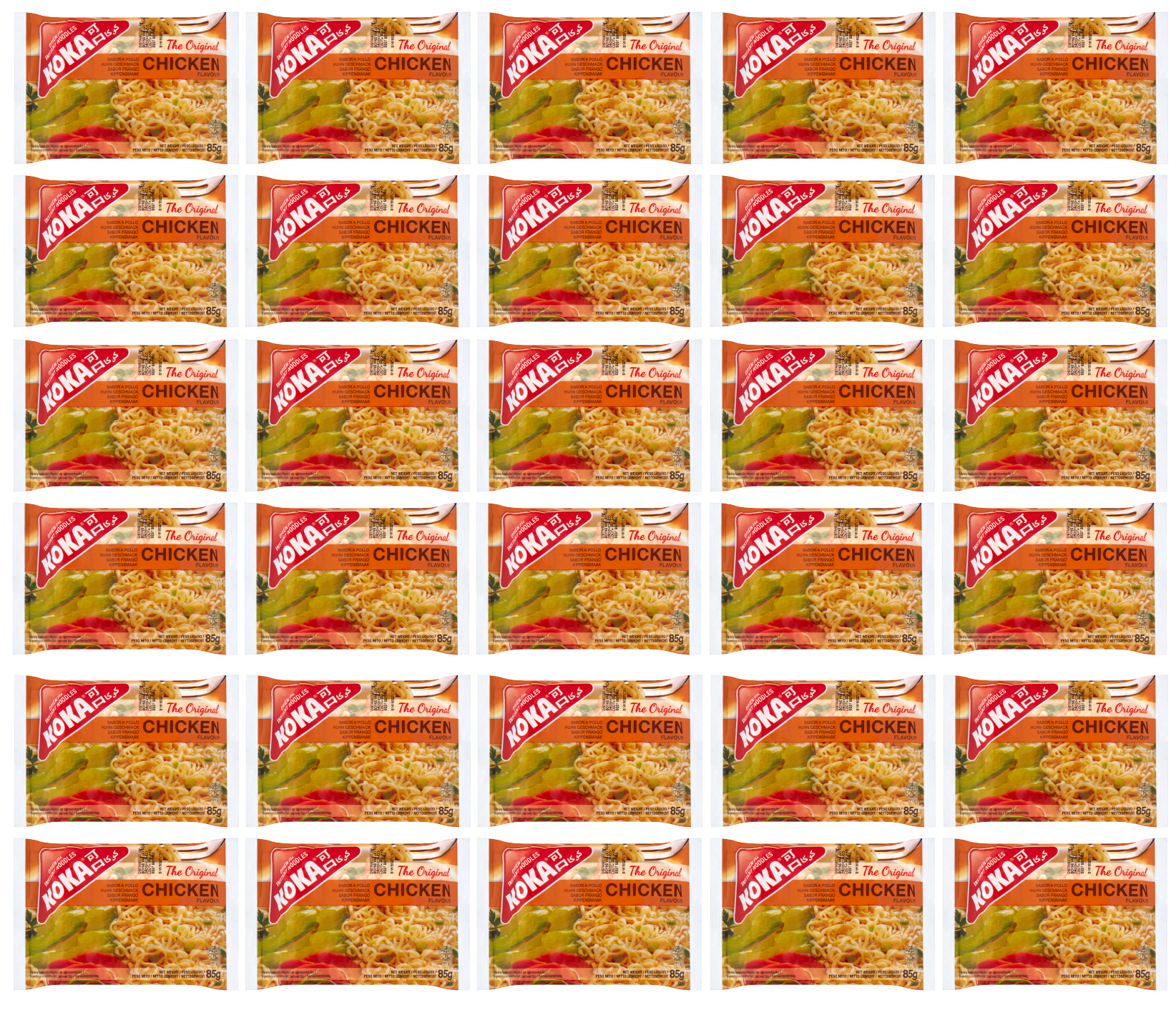 30 x Koka Instant Noodles Chicken 85G