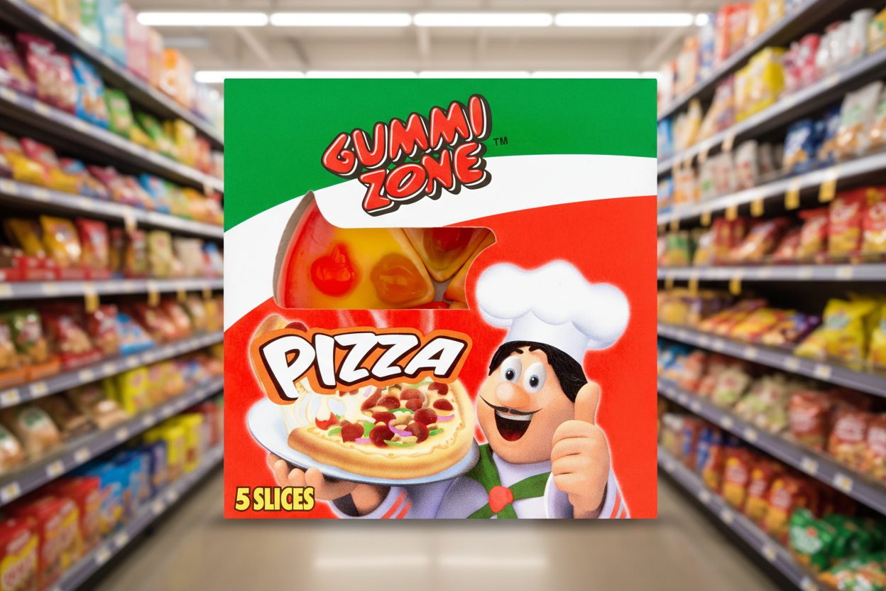 24 x Gummi Zone 5 Pizza Slices 21G