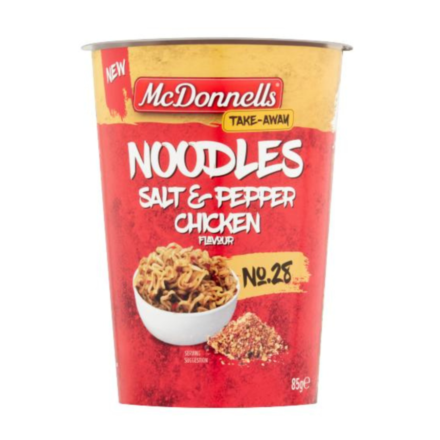 8 x Mcdonnells Salt & Pepper Chicken Noodle Pot 85G