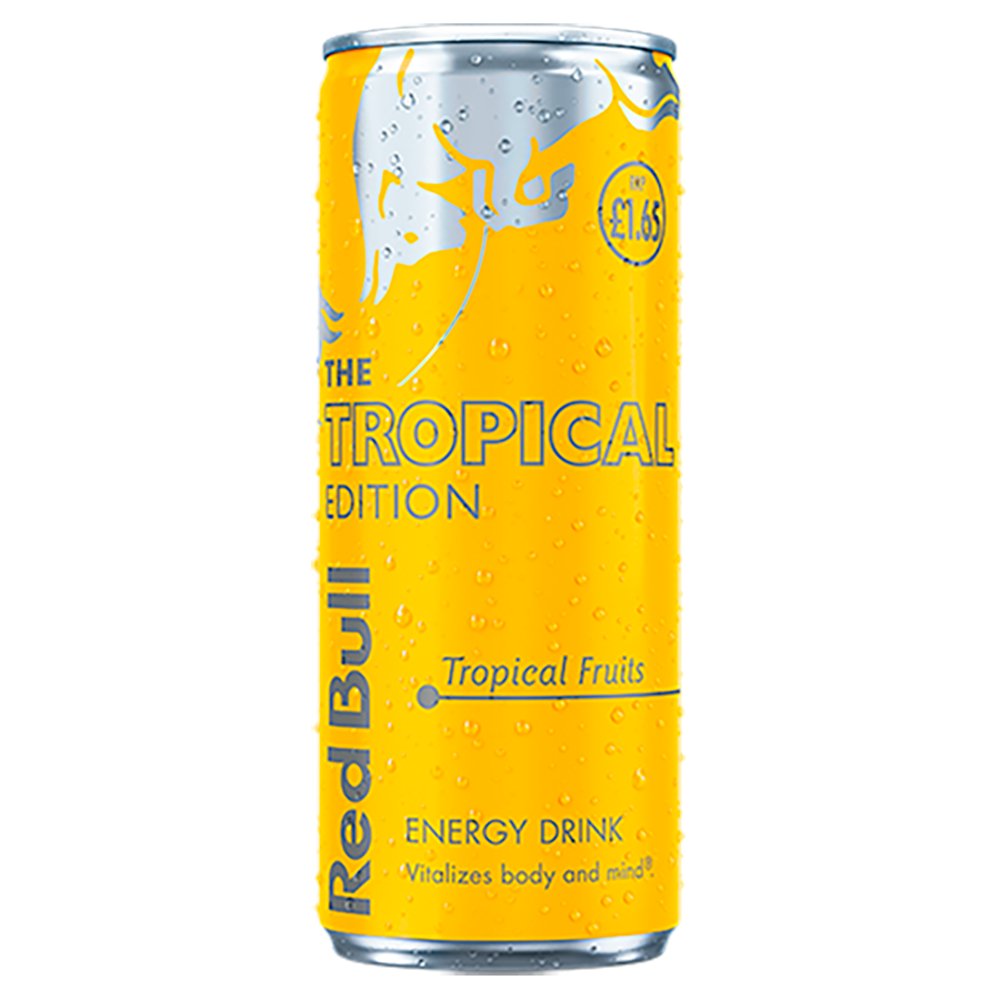 12 x Red Bull Energy Drink Editions Tropical - 250ML