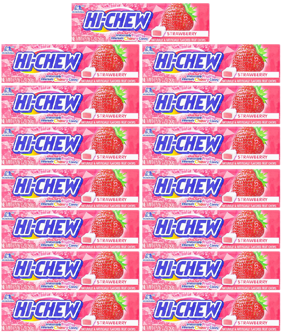 15 x Hi-chew Strawberry - 50GM