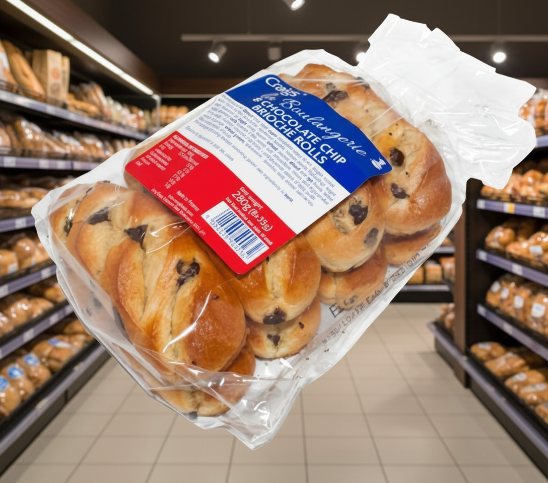 9 x Craigs Choc Chip Brioche Rolls - 8