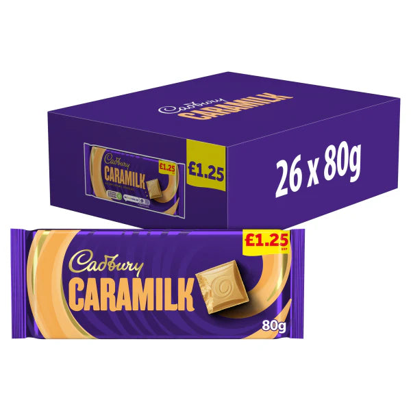 26 x Cadbury Caramilk Bar - 80GM