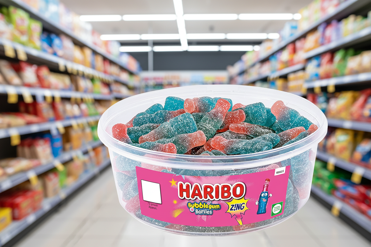 75 x Haribo Bubblegum Bottles Zing - 1