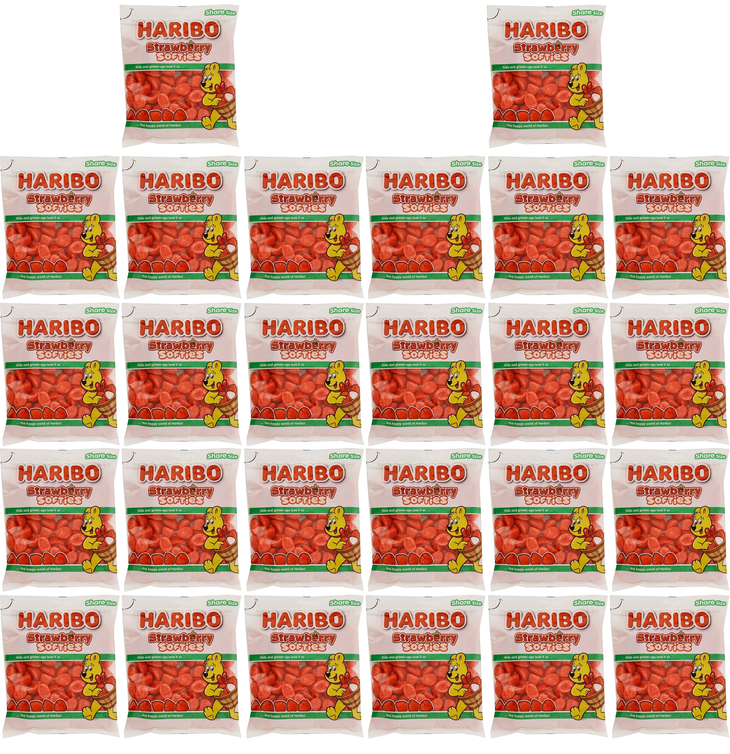 26 x Haribo Strawberry Softies 140G