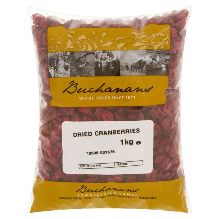 Buchanans Dried Cranberries 1Kg