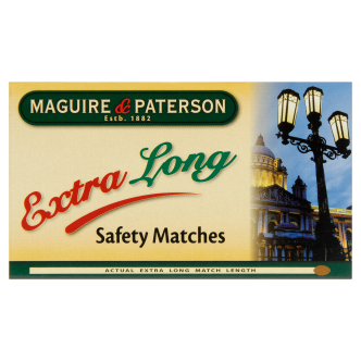 12 x Maguire & Patterson Extra Long Matches - EACH