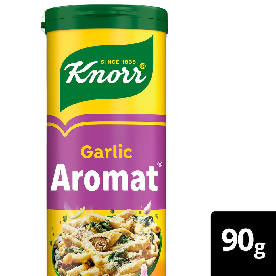 6 X Knorr Garlic Aromat Sprinkler - 90G