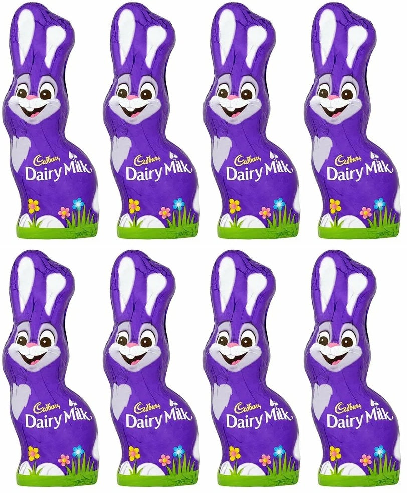 8 x Cadbury Dairy Milk Large Hollow Bunny - 100GM