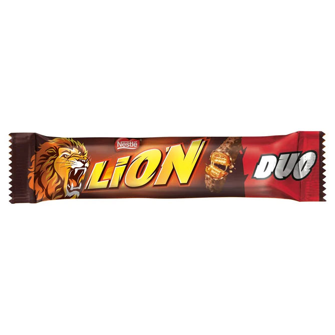 28 x Lion Milk Chocolate Duo Bar 60G