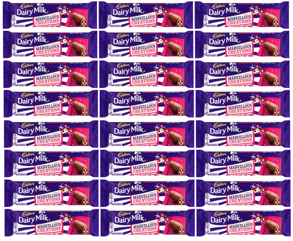 24 x Cadbury Marvellous Creations Jelly Pop Candy 47Gm