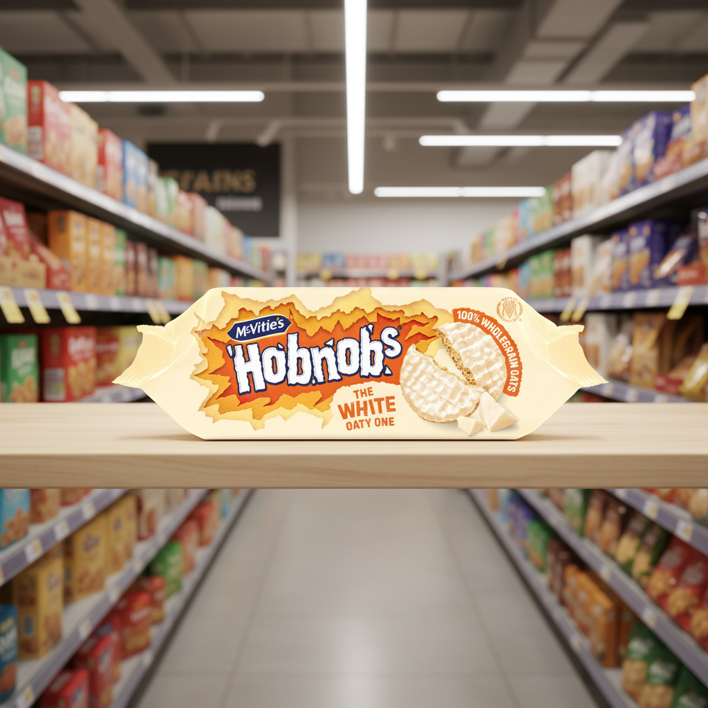 12 X Mcvities White Hobnobs - 232Gm