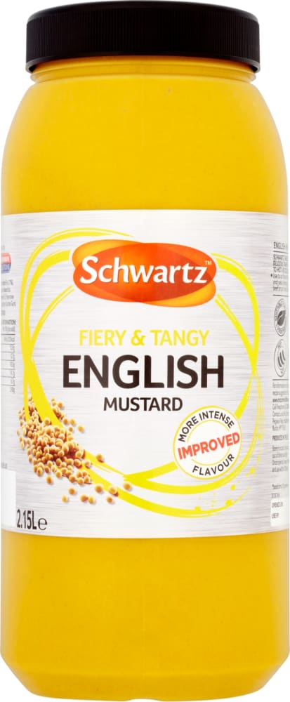 4 x Schwartz English Mustard 2.15L