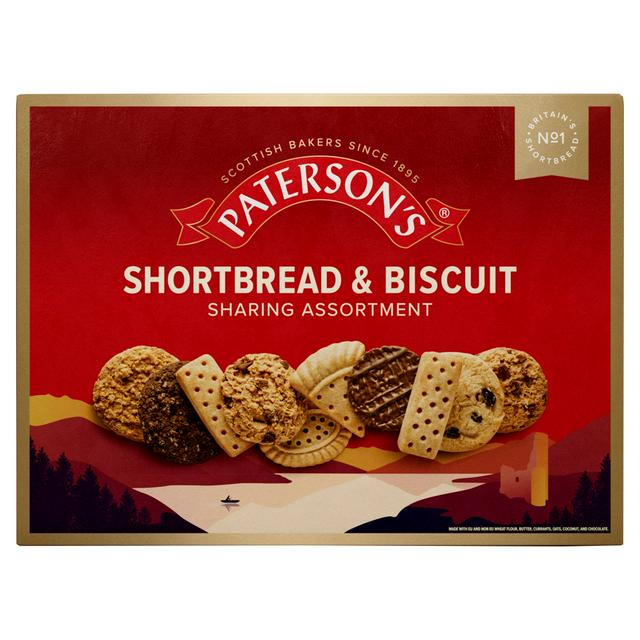 7 X Patersons Shortbread & Biscuit Assortment Carton 400GM