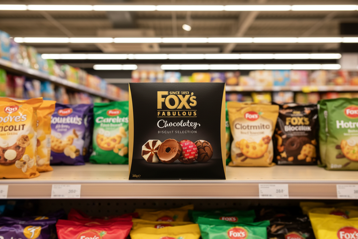 6 X Foxs Fabulous Chocolatey Biscuit Selection Carton 365G