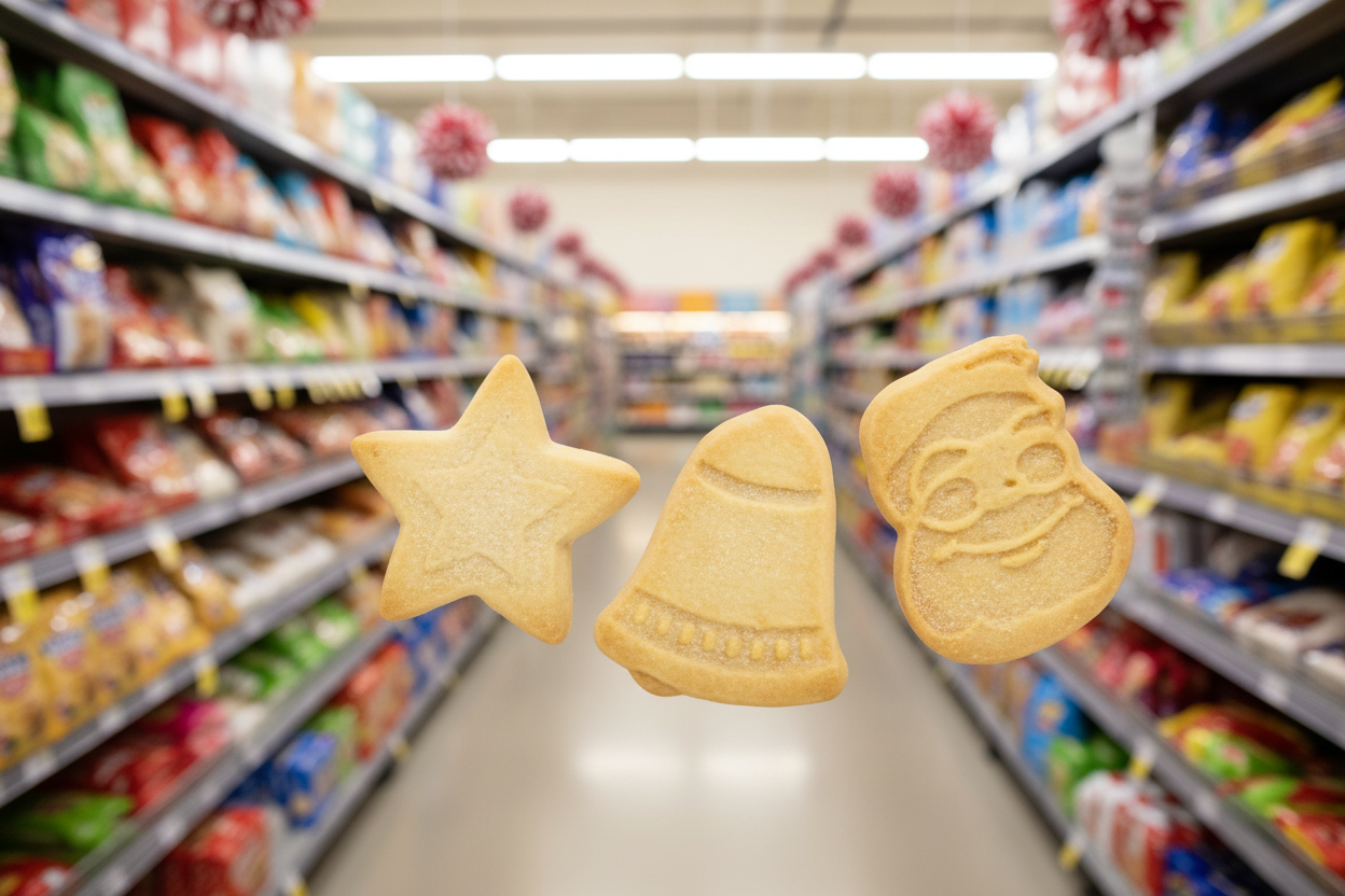 12 X Walkers Festive Shapes Shortbread Carton 175GM