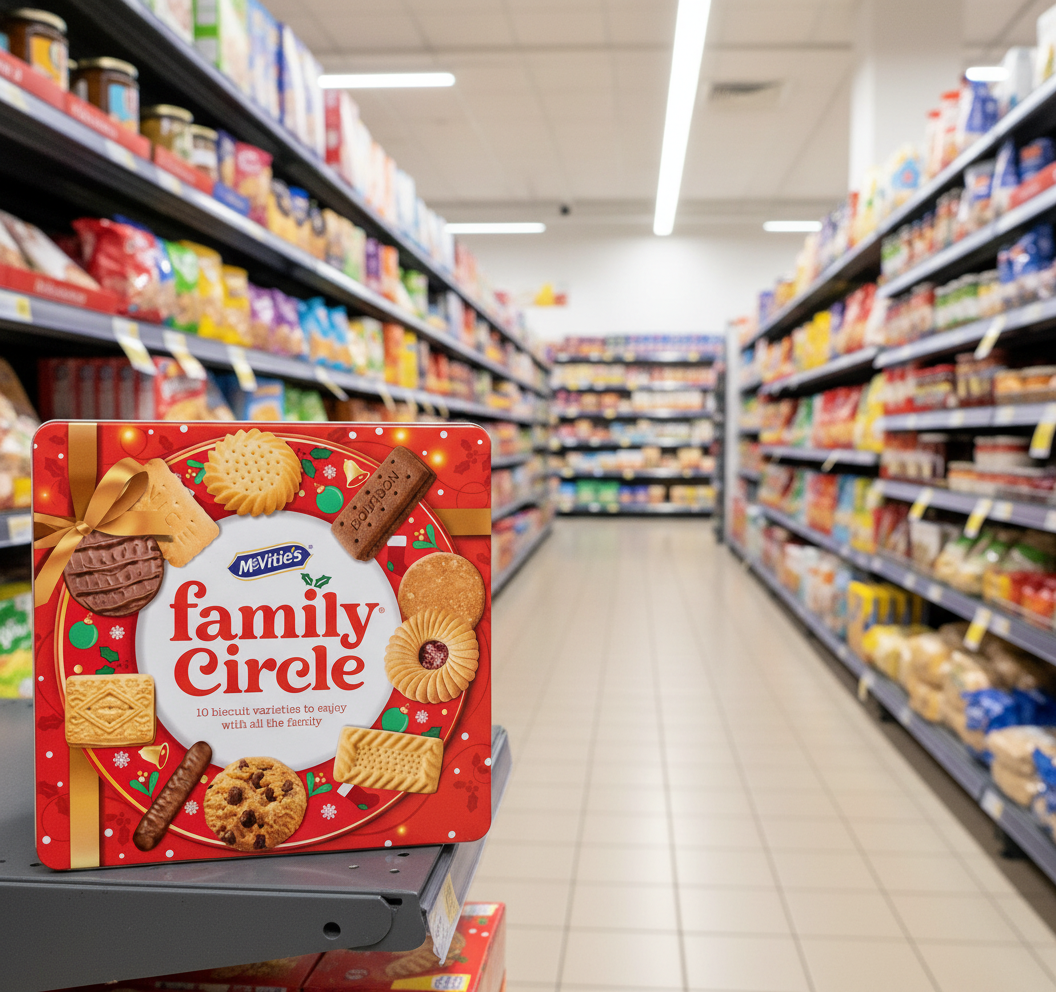 10 X Mcvities Family Circle Carton 400GM